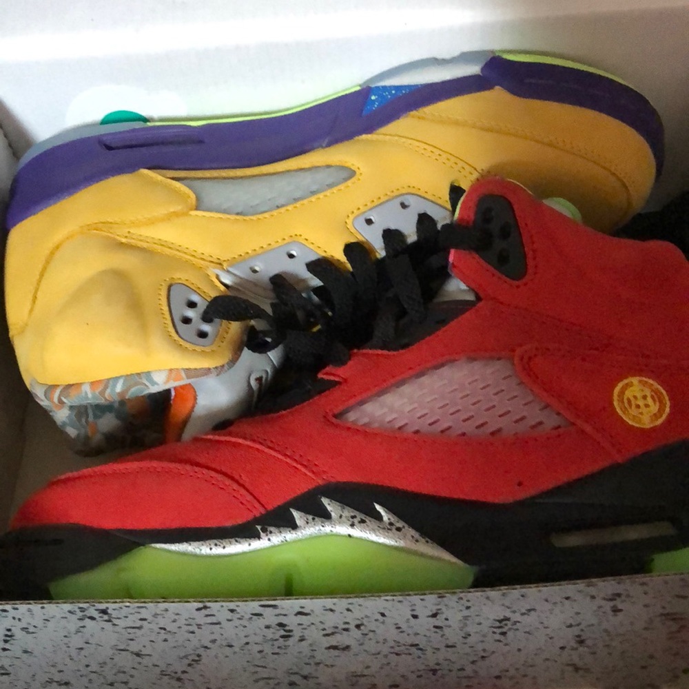 Girls Jordan retro 5’s size 7